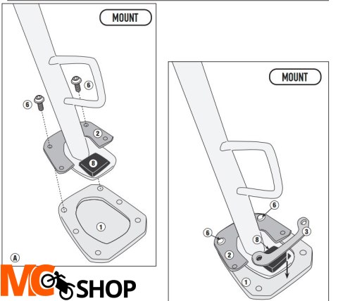 KAPPA ES1186K POSZERZENIE STOPKI BOCZNEJ HONDA FOR KAPPA ES1186K POSZERZENIE STOPKI BOCZNEJ HONDA FOR