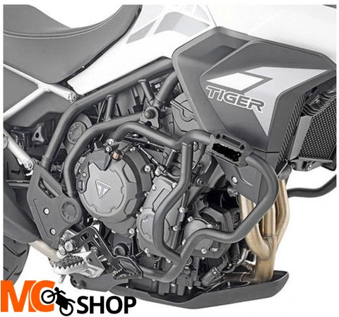 KAPPA GMOLE SILNIKA TRIUMPH Tiger 900 (20) CZARNE KAPPA GMOLE SILNIKA TRIUMPH Tiger 900 (20) CZARNE
