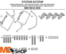 KAPPA KL5127CAM STELAŻ KUFRÓW BMW F 750 GS (18-19)