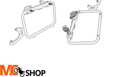 KAPPA KL7705CAM STELAŻ KUFRÓW KTM 1190 Adventure /