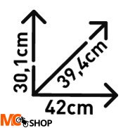 KAPPA KUFER CENTRALNY 30L MONOLOCK ZAWIERA PŁYTĘ KAPPA KUFER CENTRALNY 30L MONOLOCK ZAWIERA PŁYTĘ