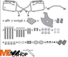 KAPPA STELAŻ KUFRÓW MONOKEY CAM SIDE DUCATI Multis
