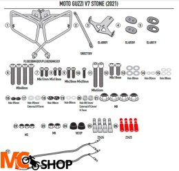 KAPPA STELAŻ KUFRÓW MONOKEY CAM SIDE MOTO GUZZI V7