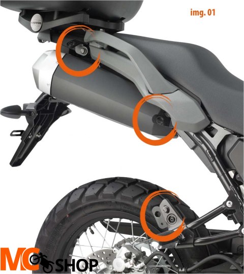 KAPPA STELAŻ KUFRÓW MONOKEY SIDE KAWASAKI Ninja H2