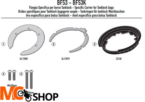 GIVI MOCOWANIE TANKLOCK - HUSQVARNA Svartpilen 701 GIVI MOCOWANIE TANKLOCK - HUSQVARNA Svartpilen 701