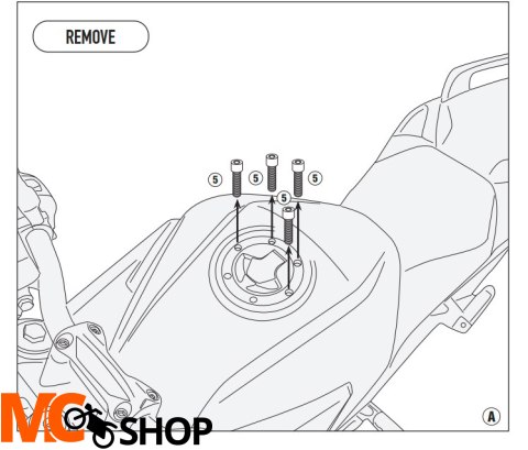 GIVI MOCOWANIE TANKLOCK VOGE BRIVIDO 300 R (22) GIVI MOCOWANIE TANKLOCK VOGE BRIVIDO 300 R (22)