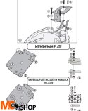 GIVI STELAŻ KUFRA CENTRALNEGO KYMCO DTX 360 21 > 2