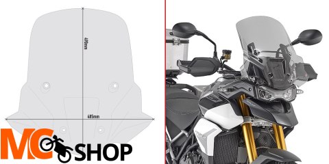 GIVI SZYBA DYMIONA 49 x 48,5 cm TRIUMPH TIGER 900