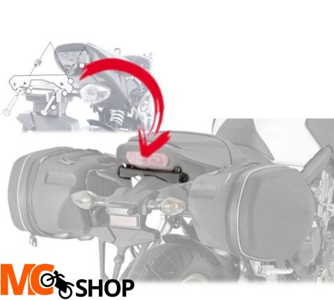 KAPPA ADAPTER DO ZAMONTOWANIA STELAŻA BOCZNEGO KLX KAPPA ADAPTER DO ZAMONTOWANIA STELAŻA BOCZNEGO KLX