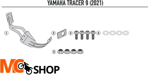KAPPA MOCOWANIE BŁOTNIKA KRM02 YAMAHA TRACER 9 '21