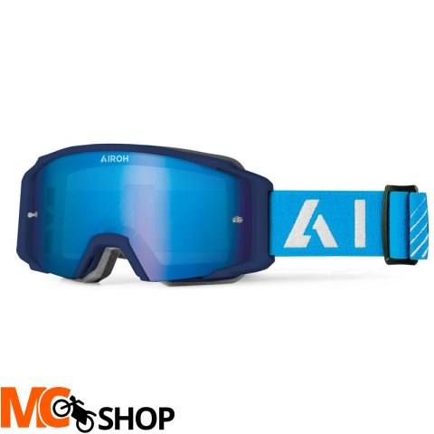 AIROH GOGLE BLAST XR1 BLUE MATT SZYBA BLUE MIRRORE AIROH GOGLE BLAST XR1 BLUE MATT SZYBA BLUE MIRRORE
