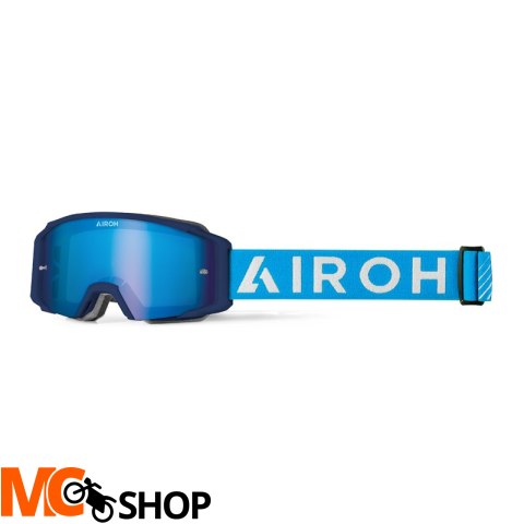 AIROH GOGLE BLAST XR1 BLUE MATT SZYBA BLUE MIRRORE AIROH GOGLE BLAST XR1 BLUE MATT SZYBA BLUE MIRRORE