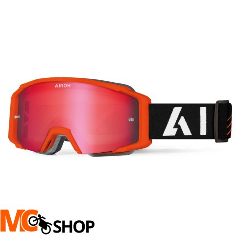 AIROH GOGLE BLAST XR1 ORANGE MATT SZYBA RED MIRROR AIROH GOGLE BLAST XR1 ORANGE MATT SZYBA RED MIRROR