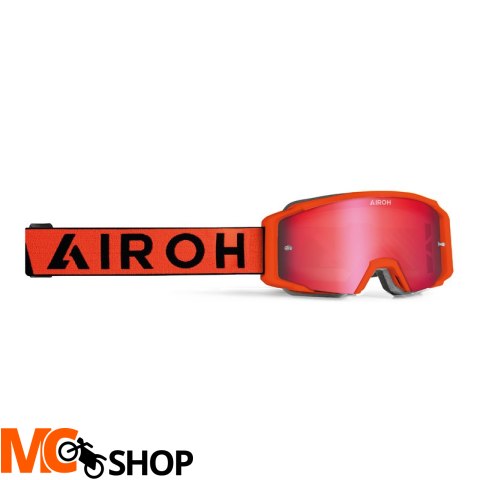 AIROH GOGLE BLAST XR1 ORANGE MATT SZYBA RED MIRROR AIROH GOGLE BLAST XR1 ORANGE MATT SZYBA RED MIRROR