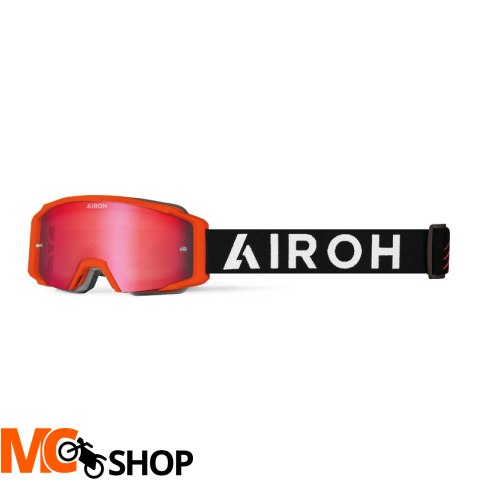 AIROH GOGLE BLAST XR1 ORANGE MATT SZYBA RED MIRROR AIROH GOGLE BLAST XR1 ORANGE MATT SZYBA RED MIRROR
