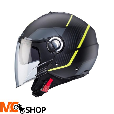 CABERG KASK JET RIVIERA V4X CZA MAT/ŻÓŁTY FL/SZARY CABERG KASK JET RIVIERA V4X CZA MAT/ŻÓŁTY FL/SZARY