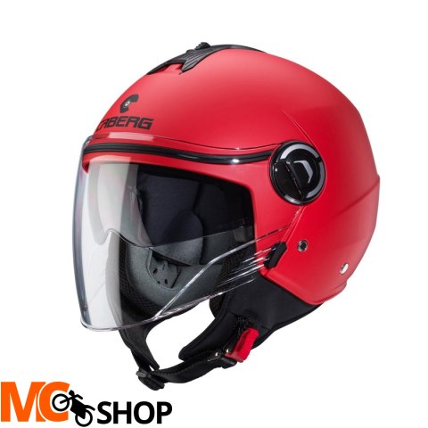 CABERG KASK JET Z BLENDĄ RIVIERA V4X CZERWONY MAT CABERG KASK JET Z BLENDĄ RIVIERA V4X CZERWONY MAT