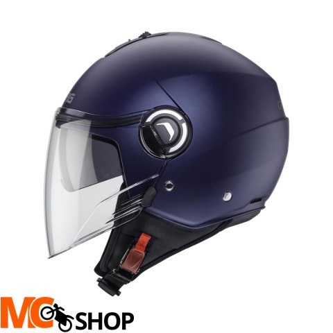 CABERG KASK JET Z BLENDĄ RIVIERA V4X NIEBIESKI MAT
