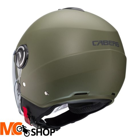 CABERG KASK JET Z BLENDĄ RIVIERA V4X ZIELONY MAT CABERG KASK JET Z BLENDĄ RIVIERA V4X ZIELONY MAT