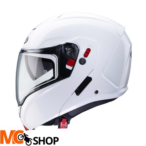 CABERG KASK SZCZĘKOWY FLIP-U HORUS X BIAŁY POŁYSK