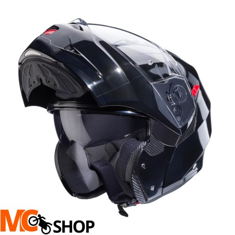 CABERG KASK SZCZĘKOWY FLIP-UP DUKE X CZARNY POŁYSK CABERG KASK SZCZĘKOWY FLIP-UP DUKE X CZARNY POŁYSK