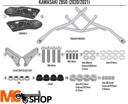 KAPPA STELAŻ POD TORBY (SAKWY) BOCZNE KAWASAKI Z 6