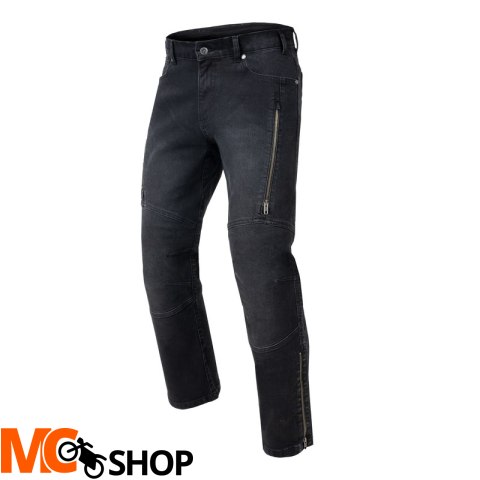 REBELHORN SPODNIE JEANS HAWK III R FIT WASHED BLAC