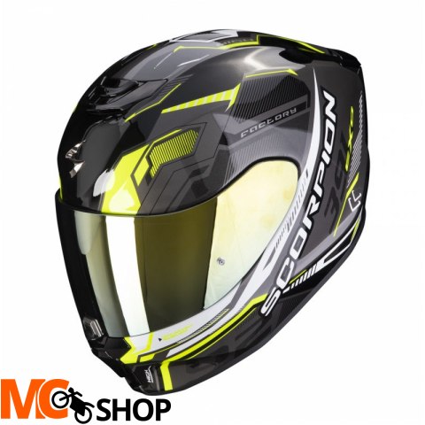 SCORPION KASK INTEGRALNY EXO-391 HAUT BK-SIL- N YE SCORPION KASK INTEGRALNY EXO-391 HAUT BK-SIL- N YE