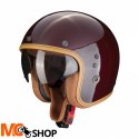 SCORPION KASK OTWARTY BELFAST EVO CARBON SOLID RED