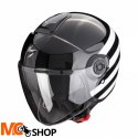 SCORPION KASK OTWARTY EXO-CITY II BEE BLACK-WHITE