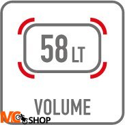 GIVI KUFER CENTRALNY V58 MAXIA 5 (58LT) GIVI KUFER CENTRALNY V58 MAXIA 5 (58LT)