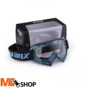 Gogle iMX Racing Mud Graphic Blue/Black Szyb Clear