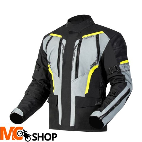 OZONE KURTKA TEKSTYLNA TOUR III BLACK/GREY/FLUO YE OZONE KURTKA TEKSTYLNA TOUR III BLACK/GREY/FLUO YE