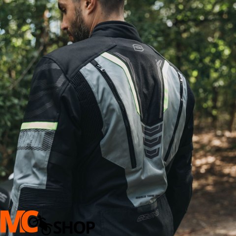 OZONE KURTKA TEKSTYLNA TOUR III BLACK/GREY/FLUO YE OZONE KURTKA TEKSTYLNA TOUR III BLACK/GREY/FLUO YE