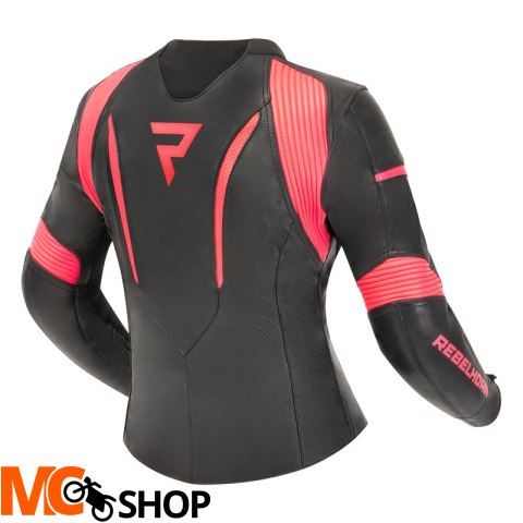 REBELHORN KURTKA SKÓRZANA REBEL LADY PINK/BLACK