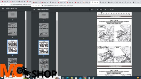 KAPPA STELAŻ POD SAKWY TRIUMPH TRIDENT 660 '21-'22