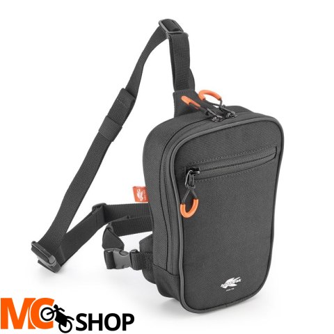 KAPPA TORBA NA NOGĘ 2L CZRNY STRYKER (21X8X14CM) KAPPA TORBA NA NOGĘ 2L CZRNY STRYKER (21X8X14CM)