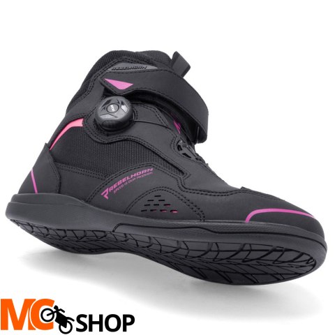 REBELHORN BUTY MOTOCYKLOWE SPARK II LADY BLACK/PIN REBELHORN BUTY MOTOCYKLOWE SPARK II LADY BLACK/PIN