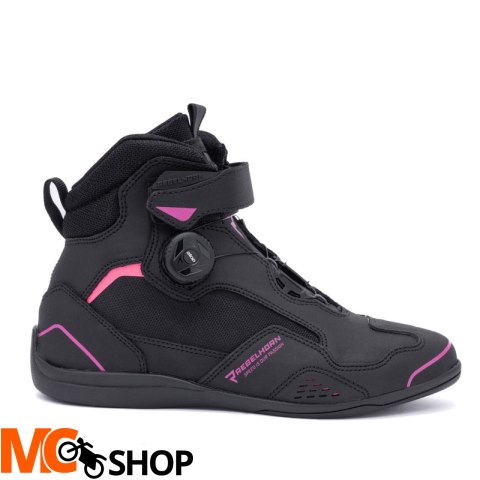 REBELHORN BUTY MOTOCYKLOWE SPARK II LADY BLACK/PIN REBELHORN BUTY MOTOCYKLOWE SPARK II LADY BLACK/PIN