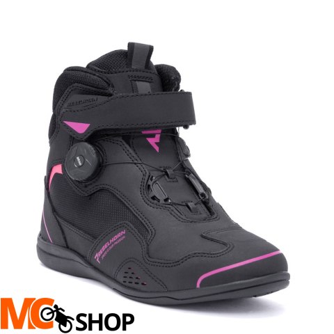 REBELHORN BUTY MOTOCYKLOWE SPARK II LADY BLACK/PIN REBELHORN BUTY MOTOCYKLOWE SPARK II LADY BLACK/PIN