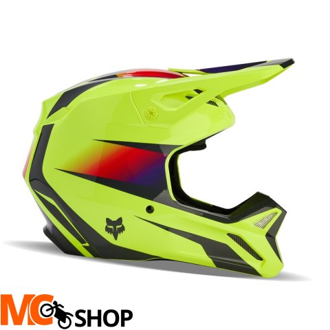 FOX KASK OFF-ROAD V1 FLORA YELLOW FOX KASK OFF-ROAD V1 FLORA YELLOW