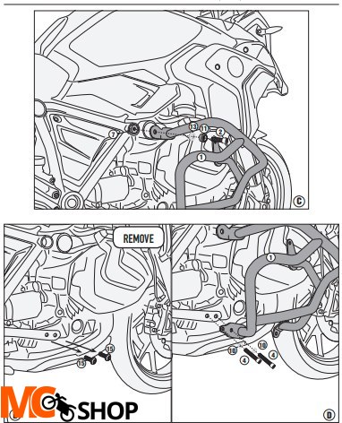 GIVI OSŁONA SILNIKA GMOLE - BMW R1250GS (19-23)