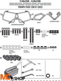 GIVI STELAŻ KUFRÓW BOCZNYCH ONE-FIT CAM TRIUMPH TI