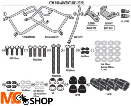 GIVI STELAŻ KUFRÓW BOCZNYCH ONE-FIT MONOKEY KTM 79