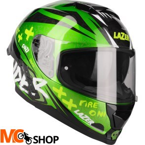 LAZER Kask integralny RAFALE SR Oni czarny zielony LAZER Kask integralny RAFALE SR Oni czarny zielony