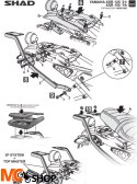 SHAD STELAŻ KUFRA BOCZNEGO 3P YAMAHA XSR 125 '2019