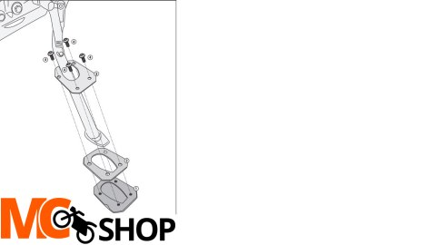 GIVI 2021 POSZERZENIE DODATKOWE STOPKI HUSQVARNA N GIVI 2021 POSZERZENIE DODATKOWE STOPKI HUSQVARNA N