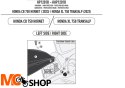 GIVI DODATKOWE HANDBARY HONDA CB 750 HORNET '23 GIVI DODATKOWE HANDBARY HONDA CB 750 HORNET '23