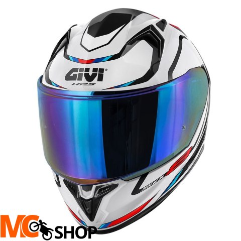 GIVI KASK INTEGRALNY 50.8 MACH 1 Z BLĘDĄ BIAŁY GIVI KASK INTEGRALNY 50.8 MACH 1 Z BLĘDĄ BIAŁY