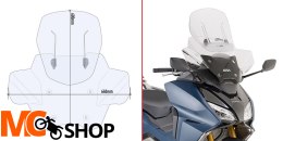 GIVI SZYBA REGULOWANA 'AIRFLOW' HONDA FORZA 750